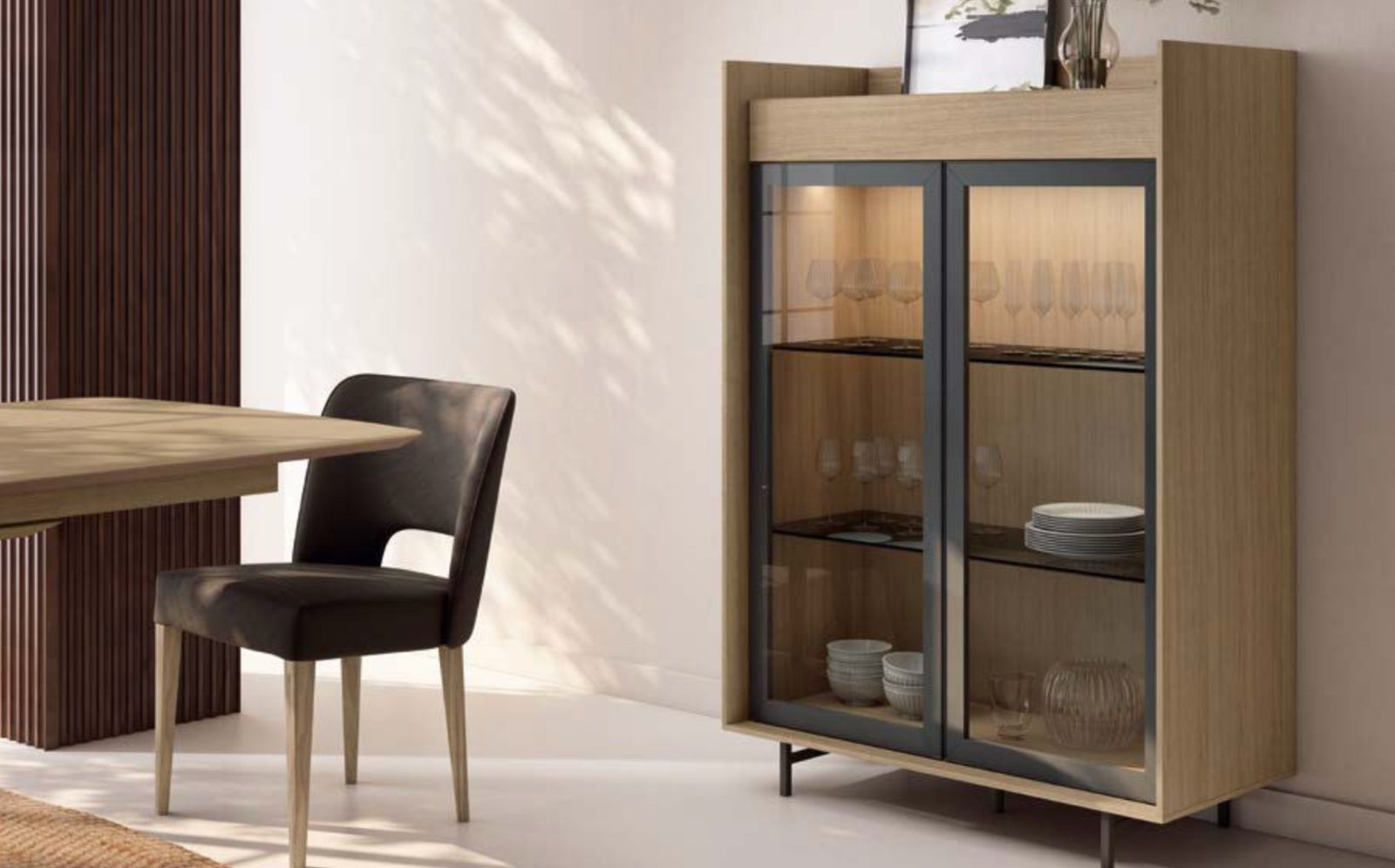 Módulos, muebles bar, oficina y vitrinas — Muebles Frutos