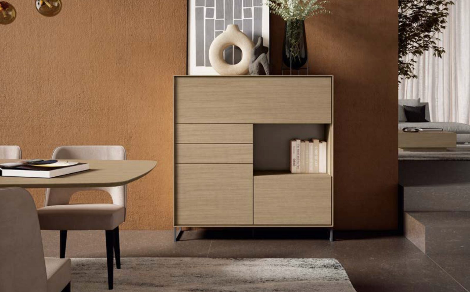 Módulos, muebles bar, oficina y vitrinas — Muebles Frutos