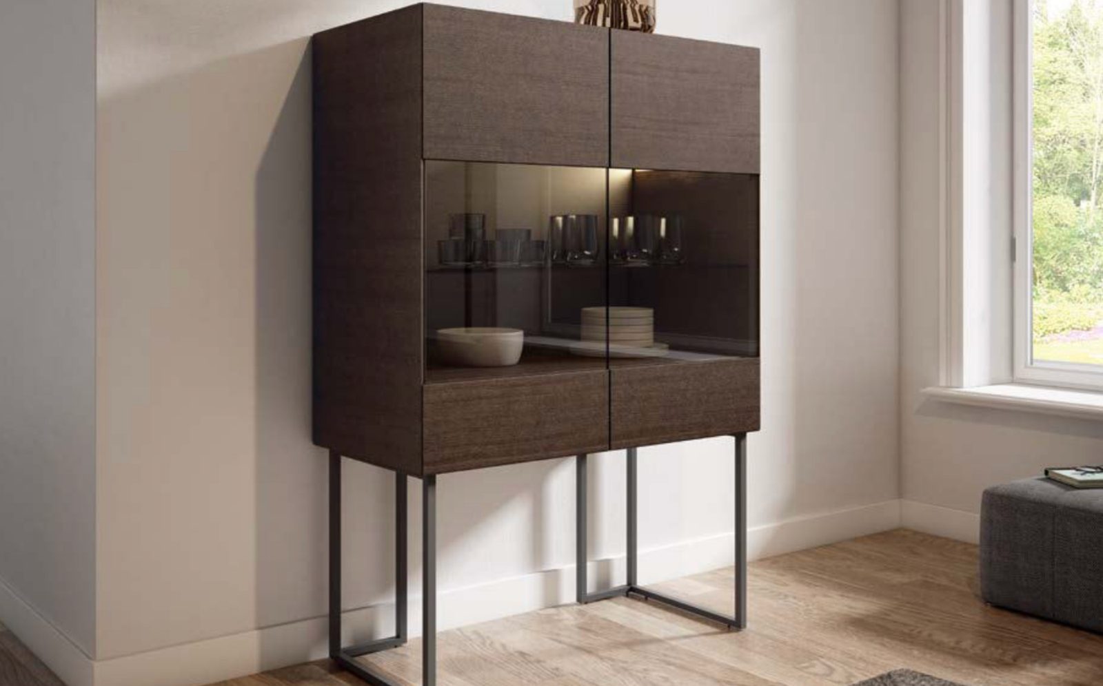 Módulos, muebles bar, oficina y vitrinas — Muebles Frutos